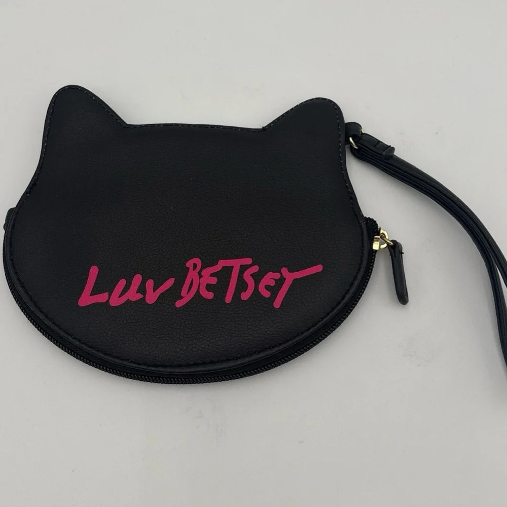 Betsey‎ Johnson Black and Pink Dog Baby Bag